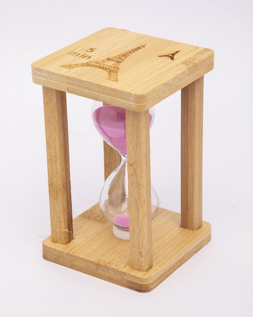 Sand Timer, Hour Glass, for Home Décor, Pink, MDF - MARKET 99