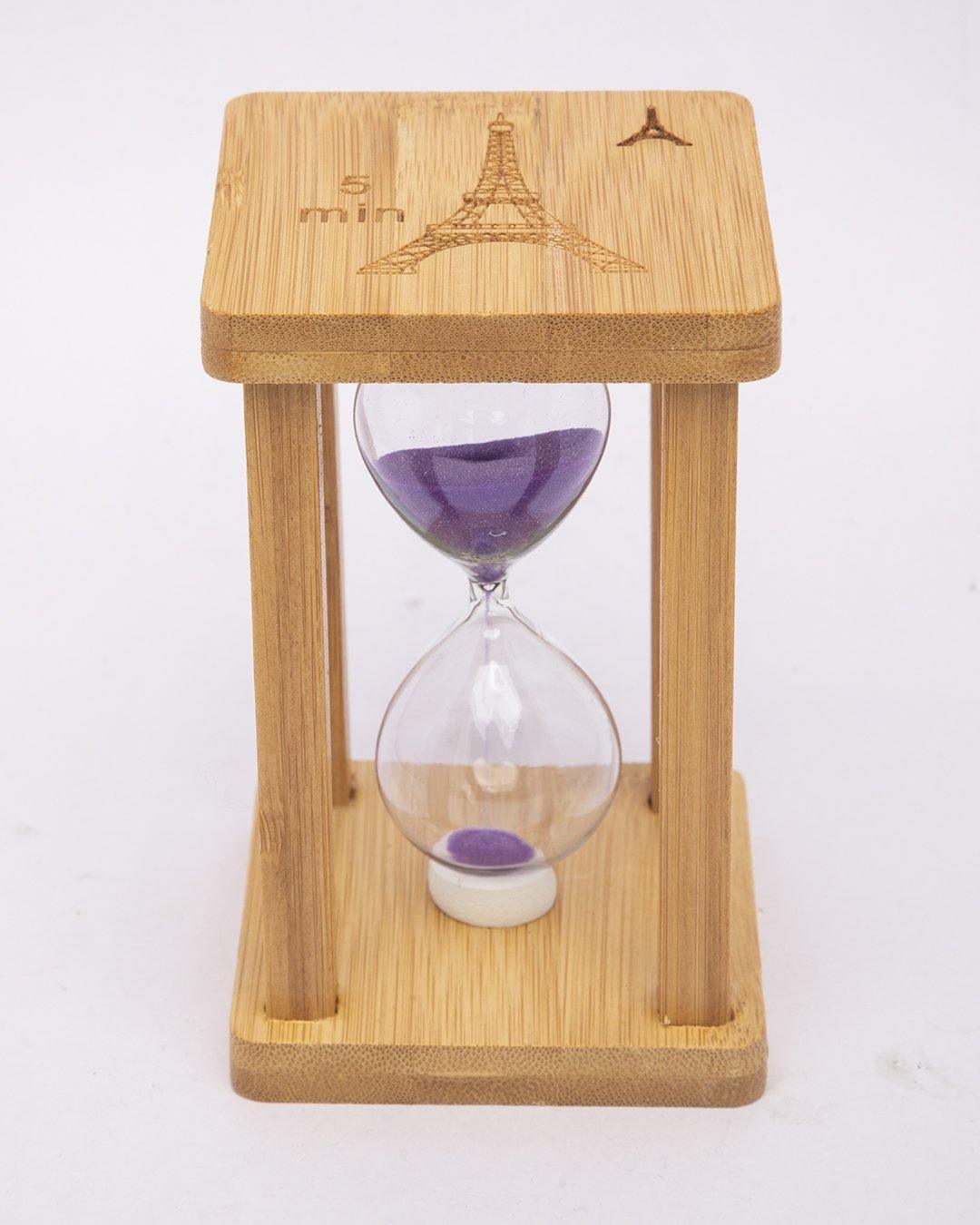 Sand Timer, Hour Glass, for Home Decor, Purple, MDF - MARKET 99