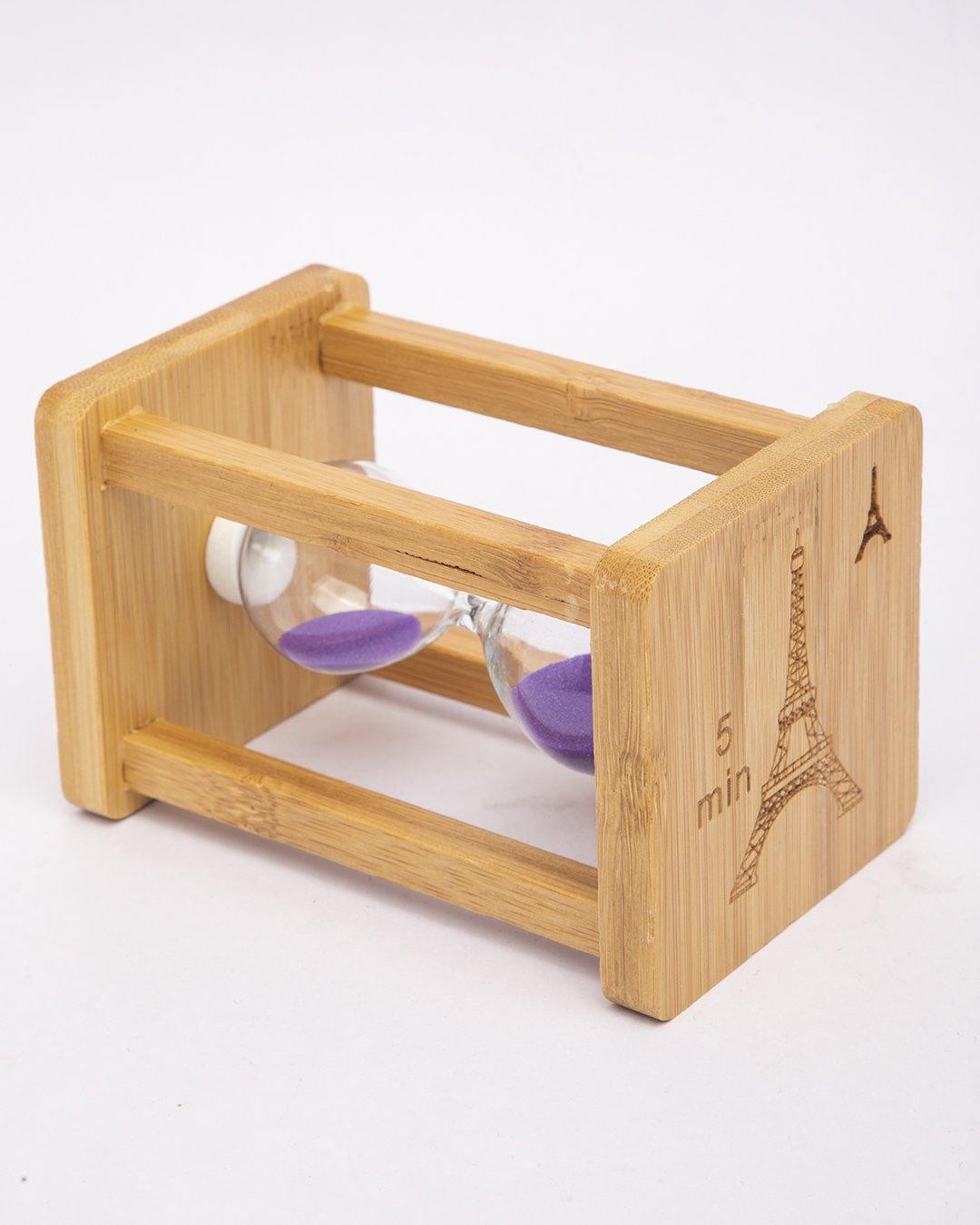Sand Timer, Hour Glass, for Home Decor, Purple, MDF - MARKET 99