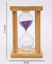 Sand Timer, Hour Glass, for Home Decor, Purple, MDF - MARKET 99