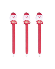 Santa Claus Bobble Head Ball Pens (Assorted Colour, Set Of 3) - MARKET 99