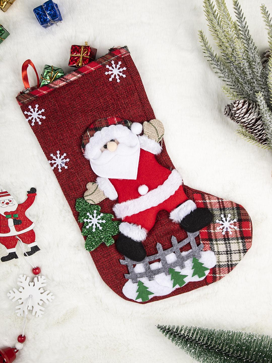 Santa Claus - Christmas Hanging Stocking - MARKET 99