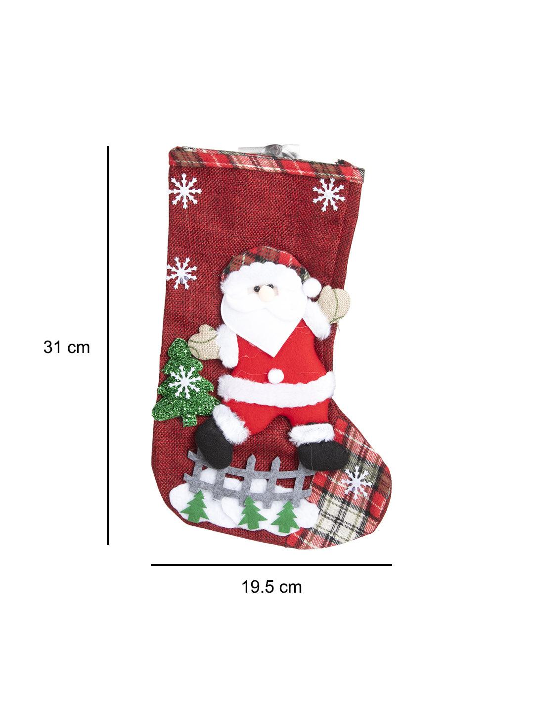 Santa Claus - Christmas Hanging Stocking - MARKET 99