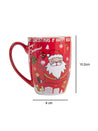 Santa Claus Face Print - Christmas Coffee Mug - 300 Ml - MARKET 99