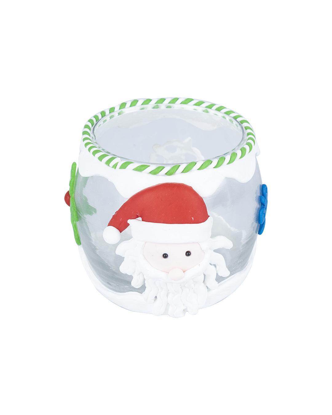 Santa Claus Tea Light Candle Holder (Assorted Color, Only One Piece) - MARKET 99