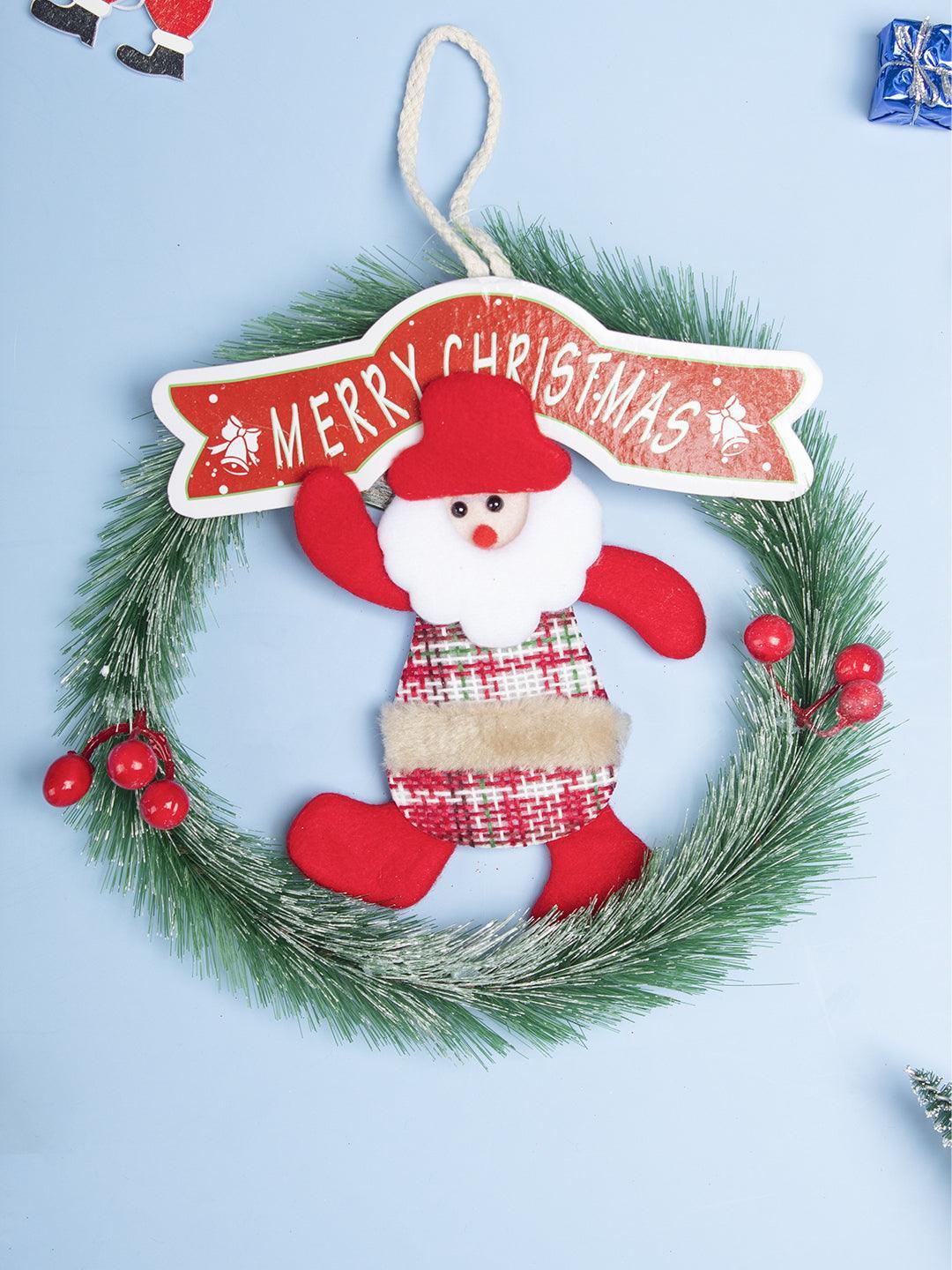 Santa Design - Christmas Hanging Wreath - MARKET 99
