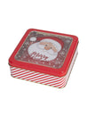 Santa Face Design - Christmas Cookie Gift Tin Box - Santa Claus - MARKET 99