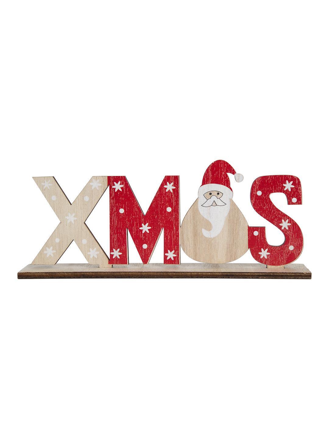 Santa Face Design - Christmas "XMAS" Decoration Plaque - Santa Claus - MARKET 99