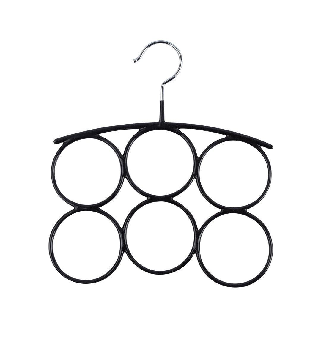 Scarf Hanger, Black, Mild Steel & PVC - MARKET 99