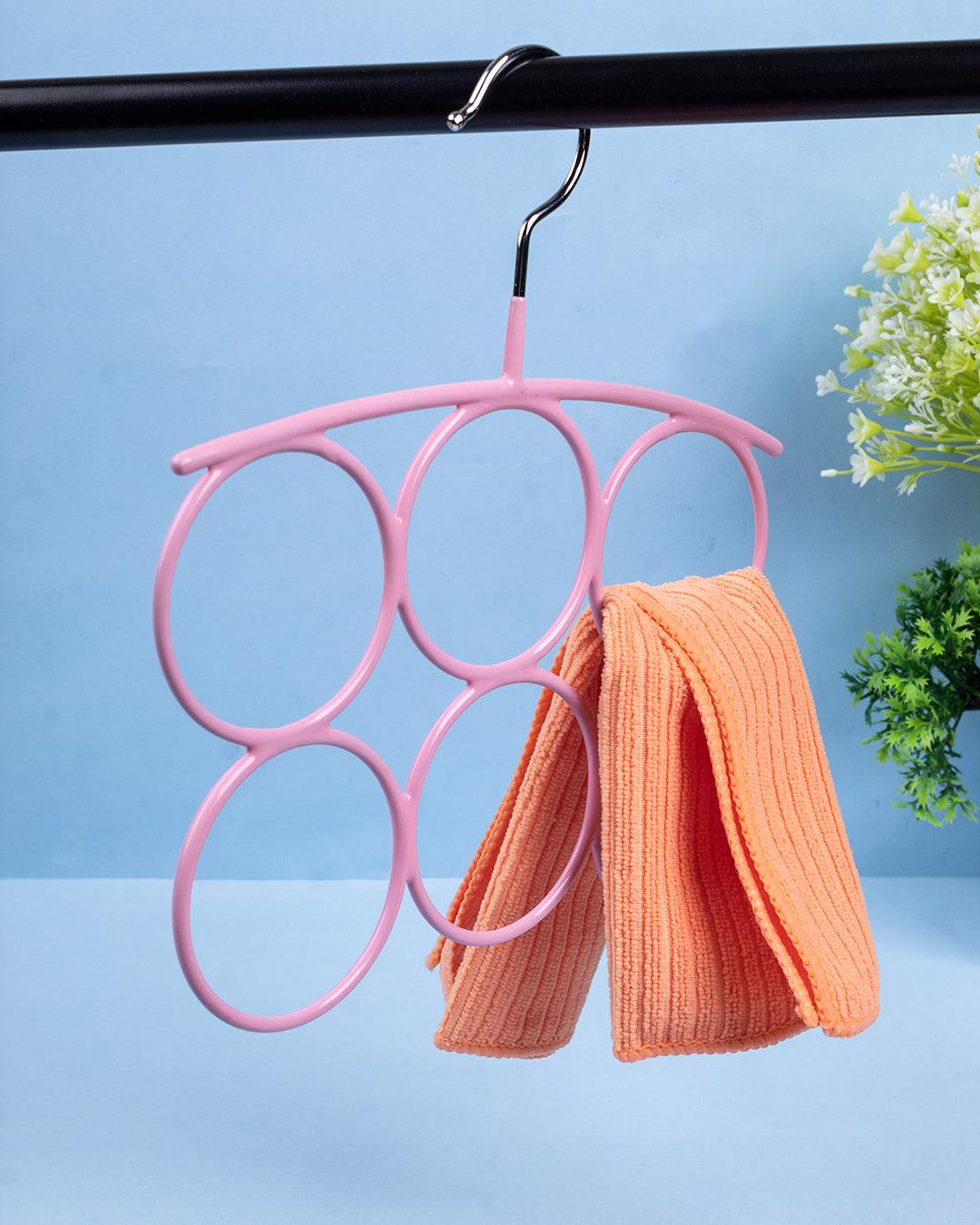 Scarf Hanger, Pink, Mild Steel & PVC - MARKET 99