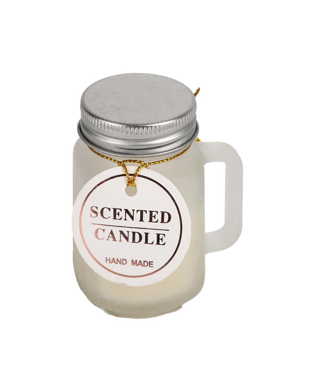 Scented Candle, Off-White, Wax - MARKET 99
