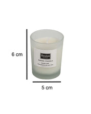 Scented Candle, White, Wax - MARKET 99