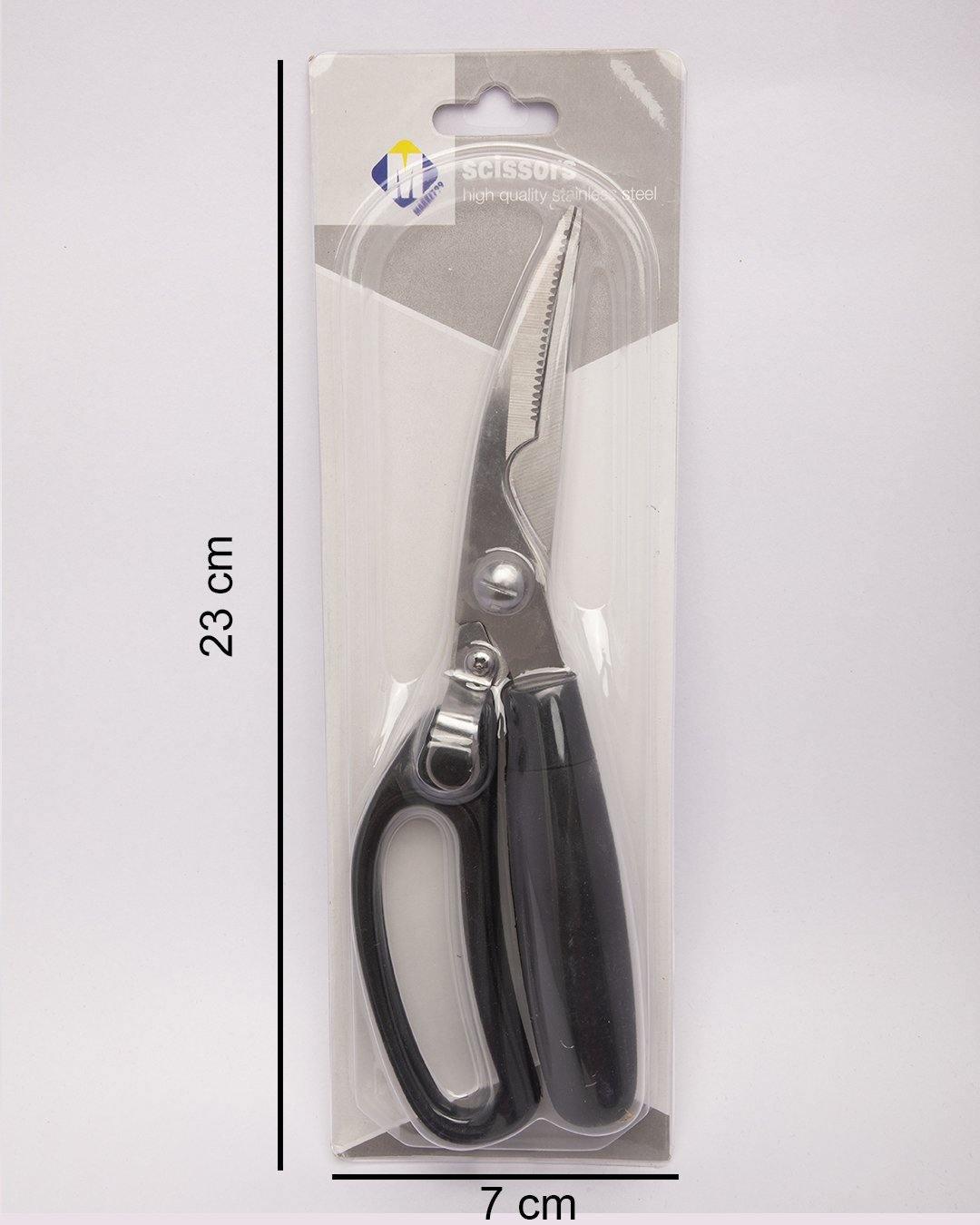 Scissors, Sharp & Durable, Black, Stainless Steel - MARKET 99