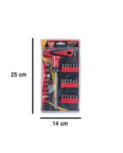 Screwdriver Set, 18 Precision Bids & 9 Sockets, Multicolour, Mild Steel - MARKET 99