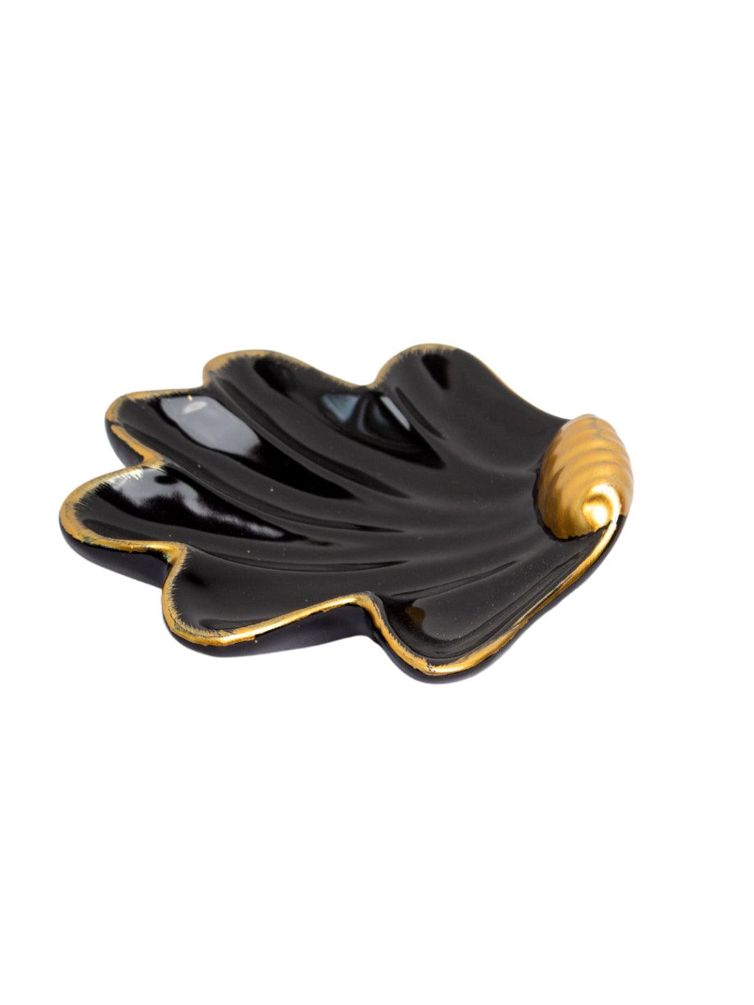 Sea Shell Jewllery Tray Holder - Black - MARKET 99