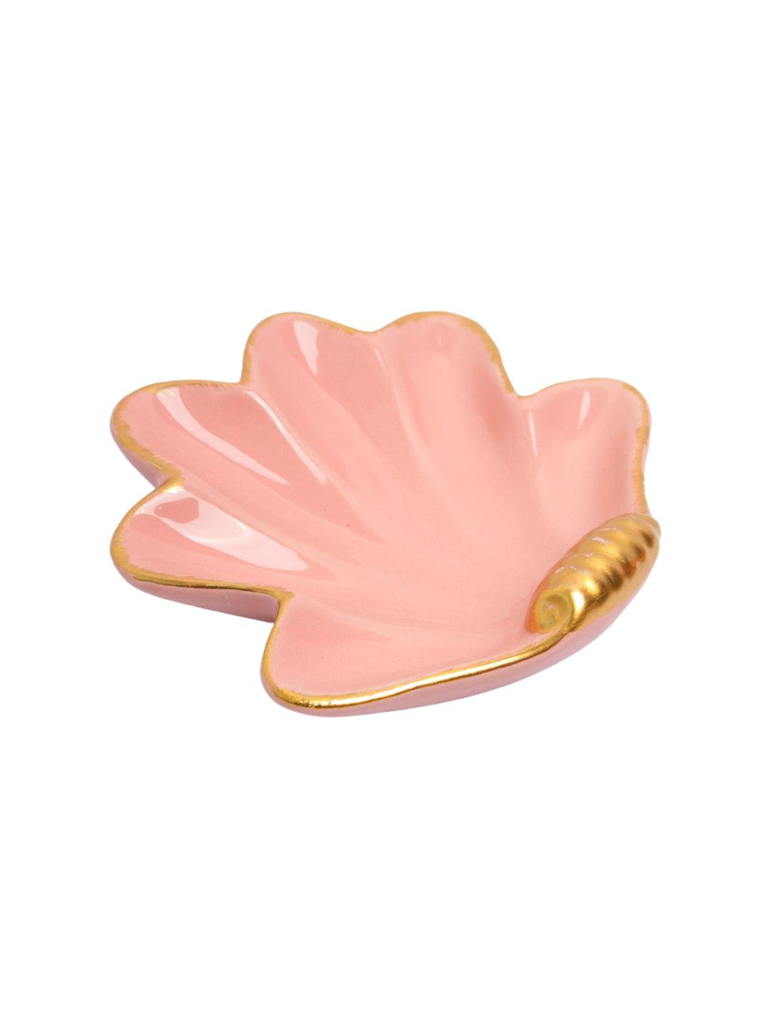 Sea Shell Jewllery Tray Holder - Peach - MARKET 99