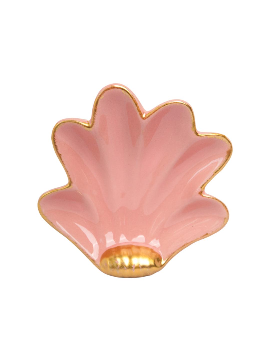 Sea Shell Jewllery Tray Holder - Peach - MARKET 99