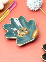 Sea Shell Jewllery Tray Holder - Sea Green - MARKET 99