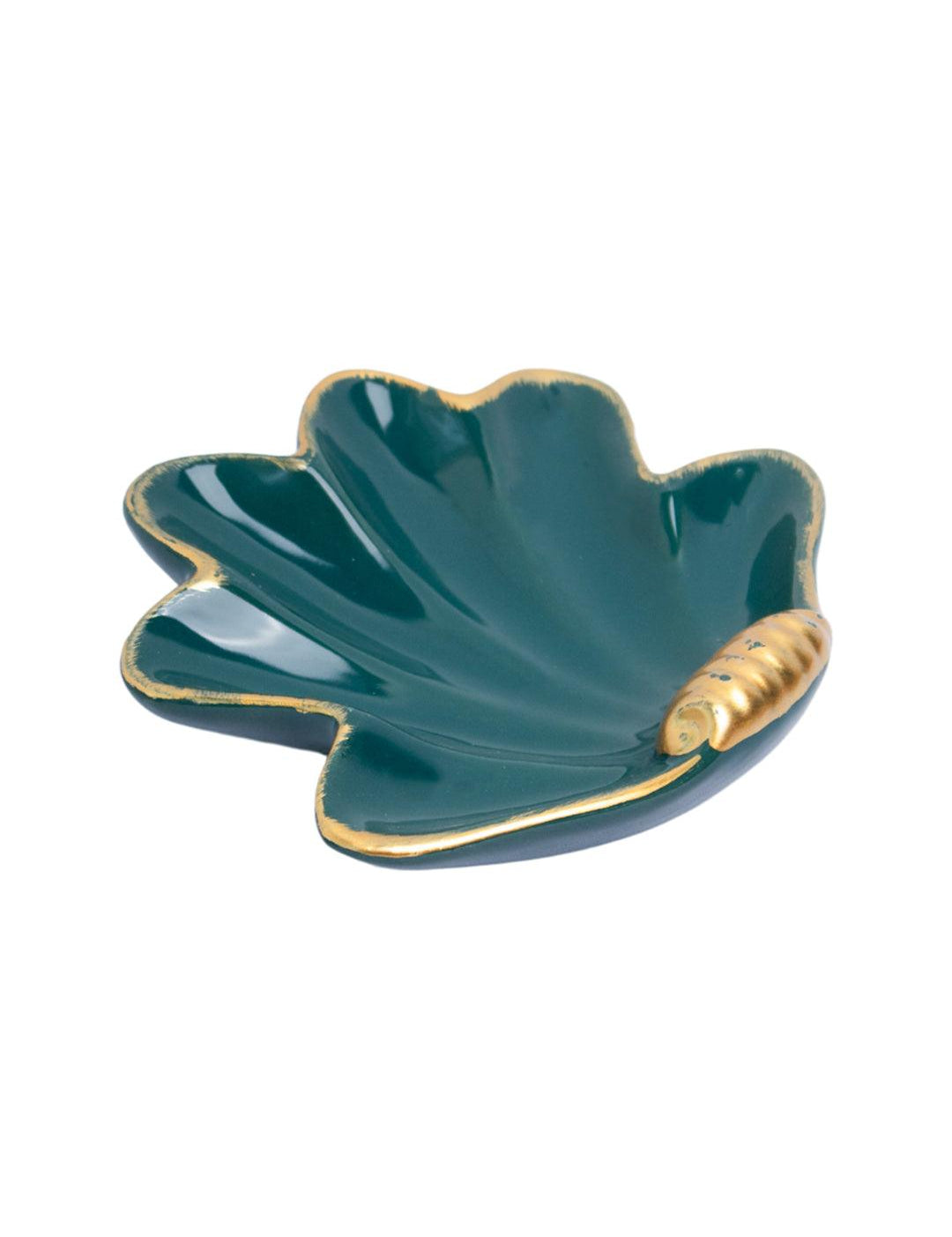 Sea Shell Jewllery Tray Holder - Sea Green - MARKET 99