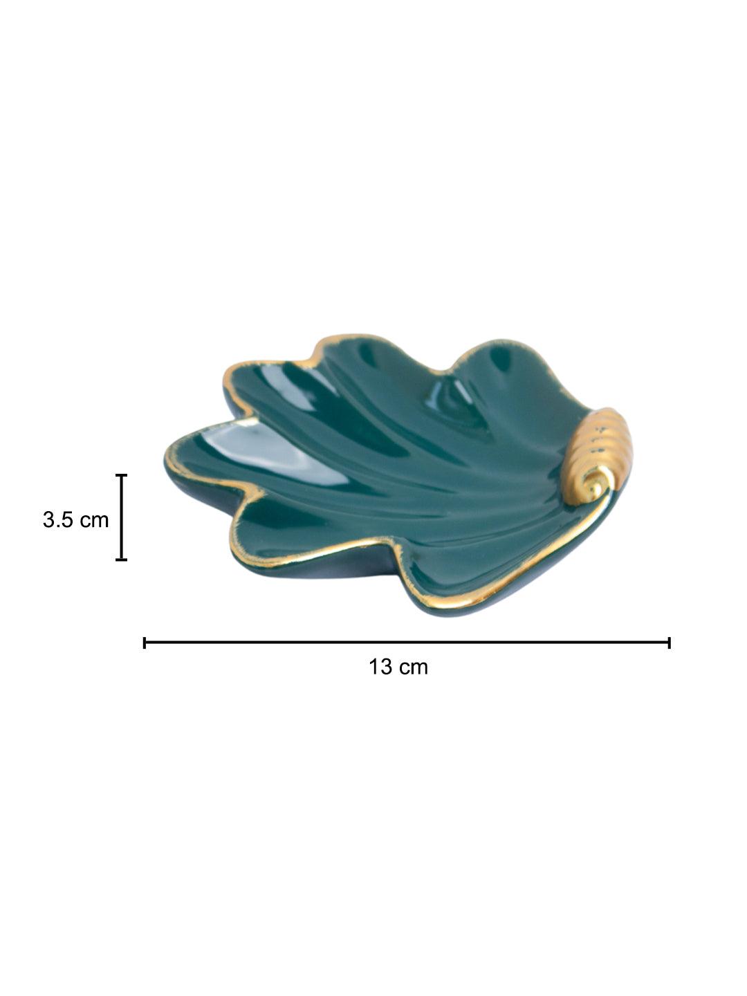 Sea Shell Jewllery Tray Holder - Sea Green - MARKET 99