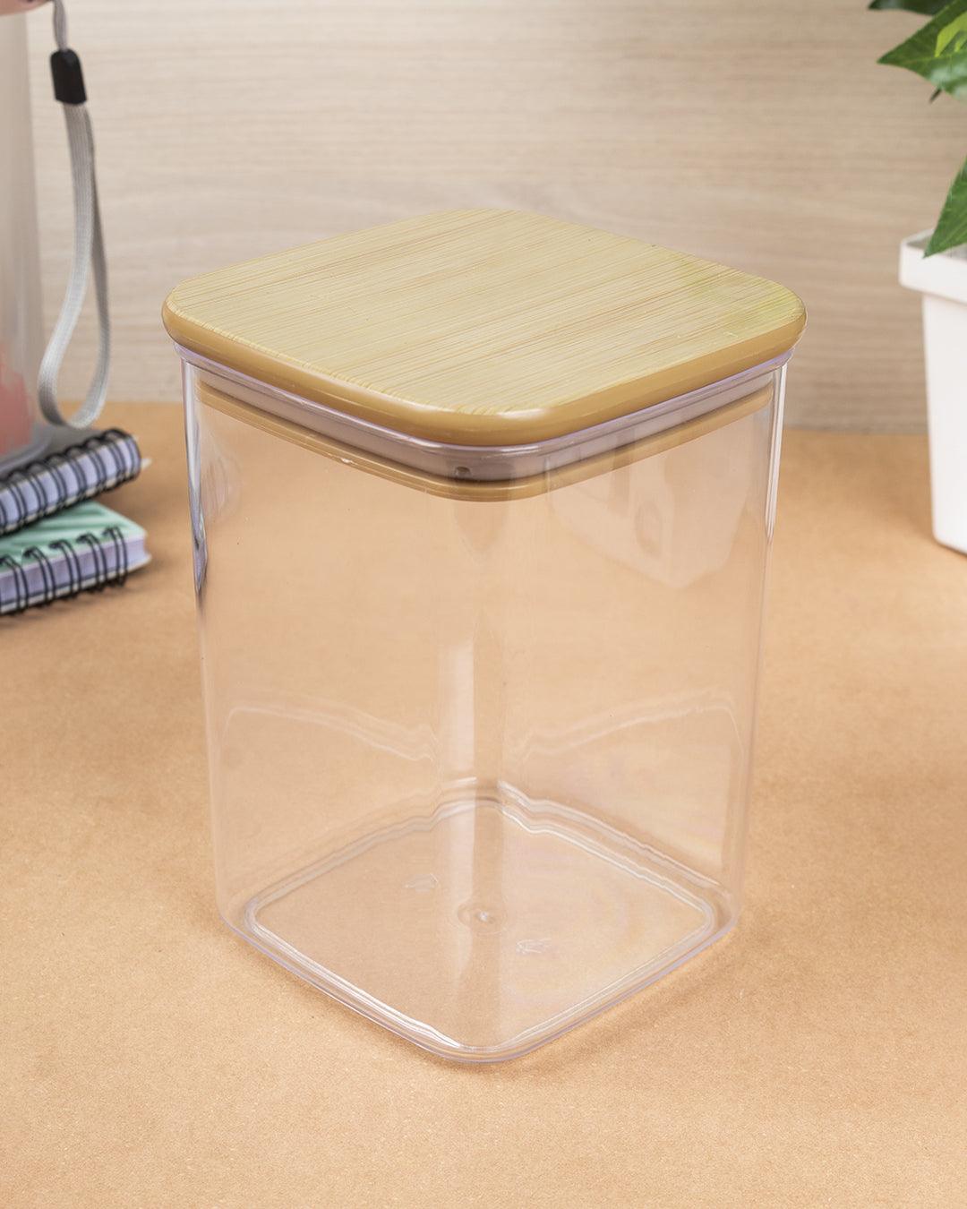 Sealed Container, Brown, Plastic, 900 mL - MARKET 99