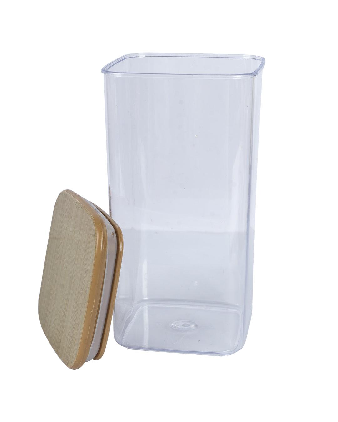 Sealed Container, Brown, Plastic Lid, 1.3 Litre - MARKET 99