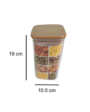 Sealed Container, Brown, Plastic Lid, 1.3 Litre - MARKET 99