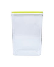 Sealed Jar, Green, Plastic, 1.3 Litre - MARKET 99