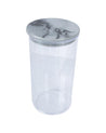 Sealed Jar, Grey, Plastic, 1.3 Litre - MARKET 99