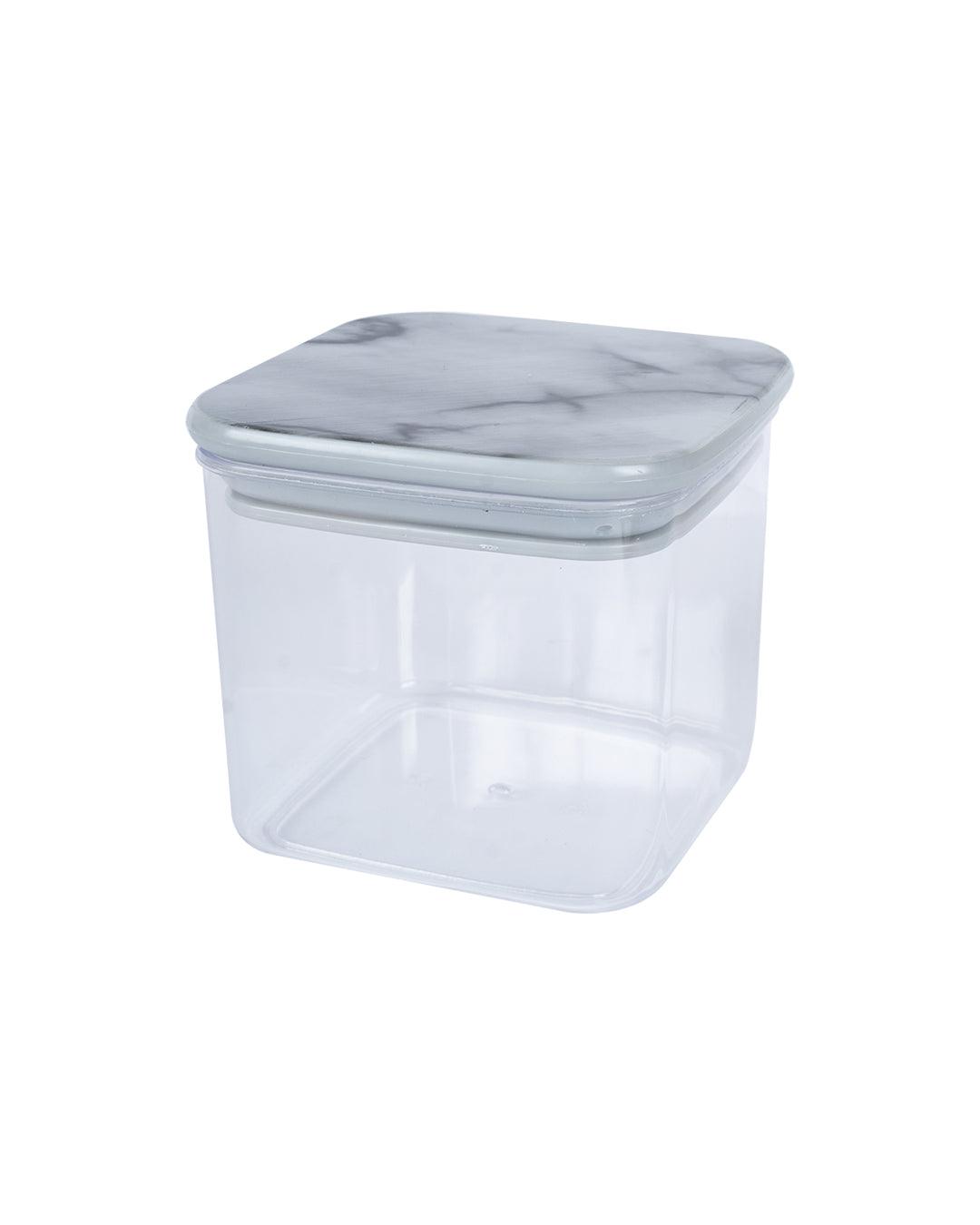 Sealed Jar, Grey, Plastic, 500 mL - MARKET 99