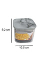 Sealed Jar, Grey, Plastic, 500 mL - MARKET 99