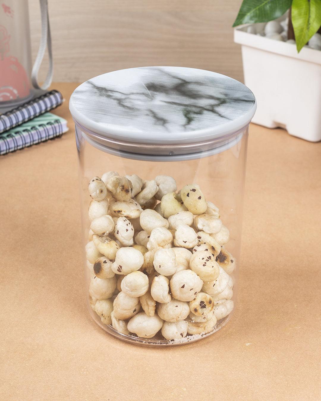 Sealed Jar, Grey, Plastic, 900 mL - MARKET 99