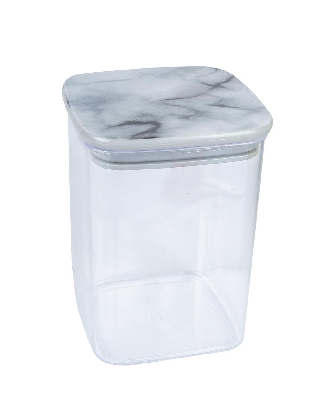 Sealed Jar, Grey, Plastic, 900 mL - MARKET 99