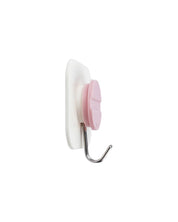 Self Adhesive Hooks, Sticky Hooks, Pink, Plastic, Set of 4 - MARKET 99