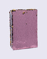 Sequin Notebook, Colour Changing & Reversible Notebook, Pink, Paper - MARKET 99