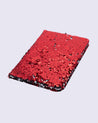 Sequin Notebook, Colour Changing & Reversible Notebook, Red, Paper - MARKET 99
