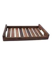 'Sheesham Wood' Handcrafted Medium Serving Trays In Sheesham Wood - MARKET 99