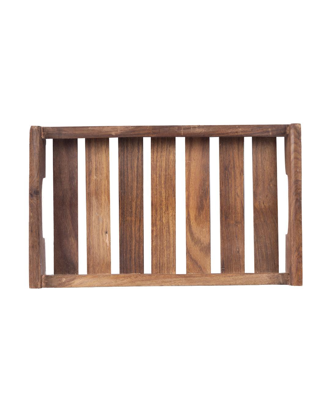 Sheesham Wood Handcrafted Small Serving Tray