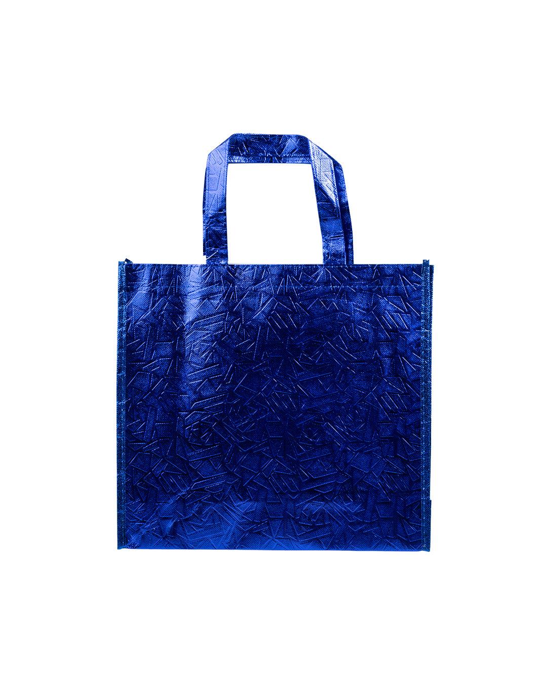 Shopping Bag, Dark Blue, Nonwoven - MARKET 99