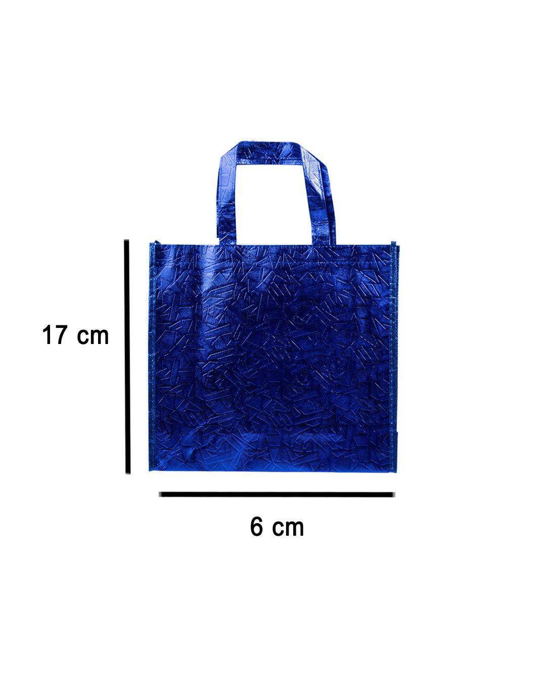 Shopping Bag, Dark Blue, Nonwoven - MARKET 99