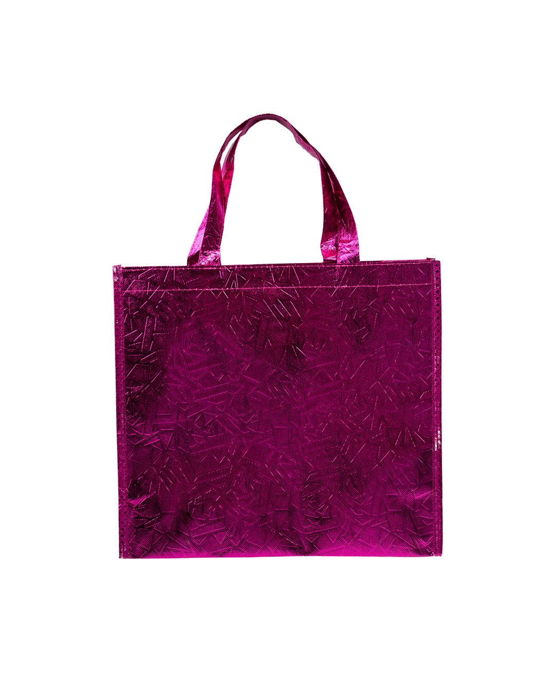 Shopping Bag, Purple, Nonwoven - MARKET 99