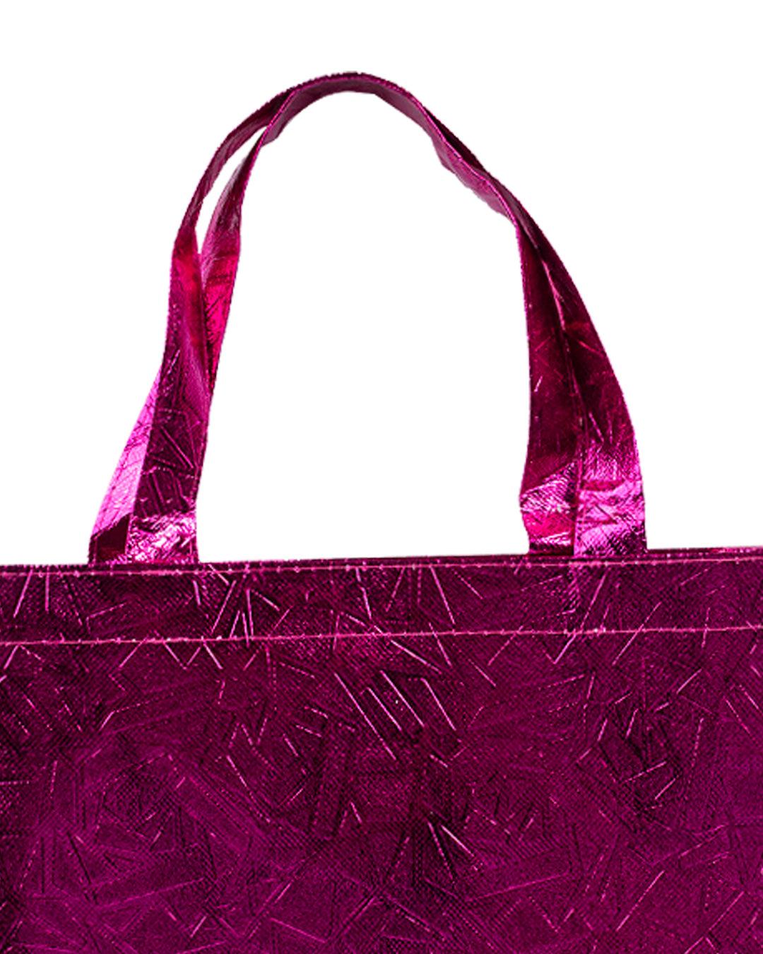 Shopping Bag, Purple, Nonwoven - MARKET 99