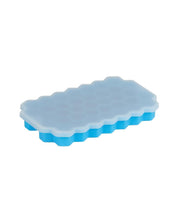 Silicone, Ice Tray With Lid, Beehive Pattern, Matt : Finish, Multicolor