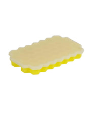 Silicone, Ice Tray With Lid, Beehive Pattern, Matt : Finish, Multicolor