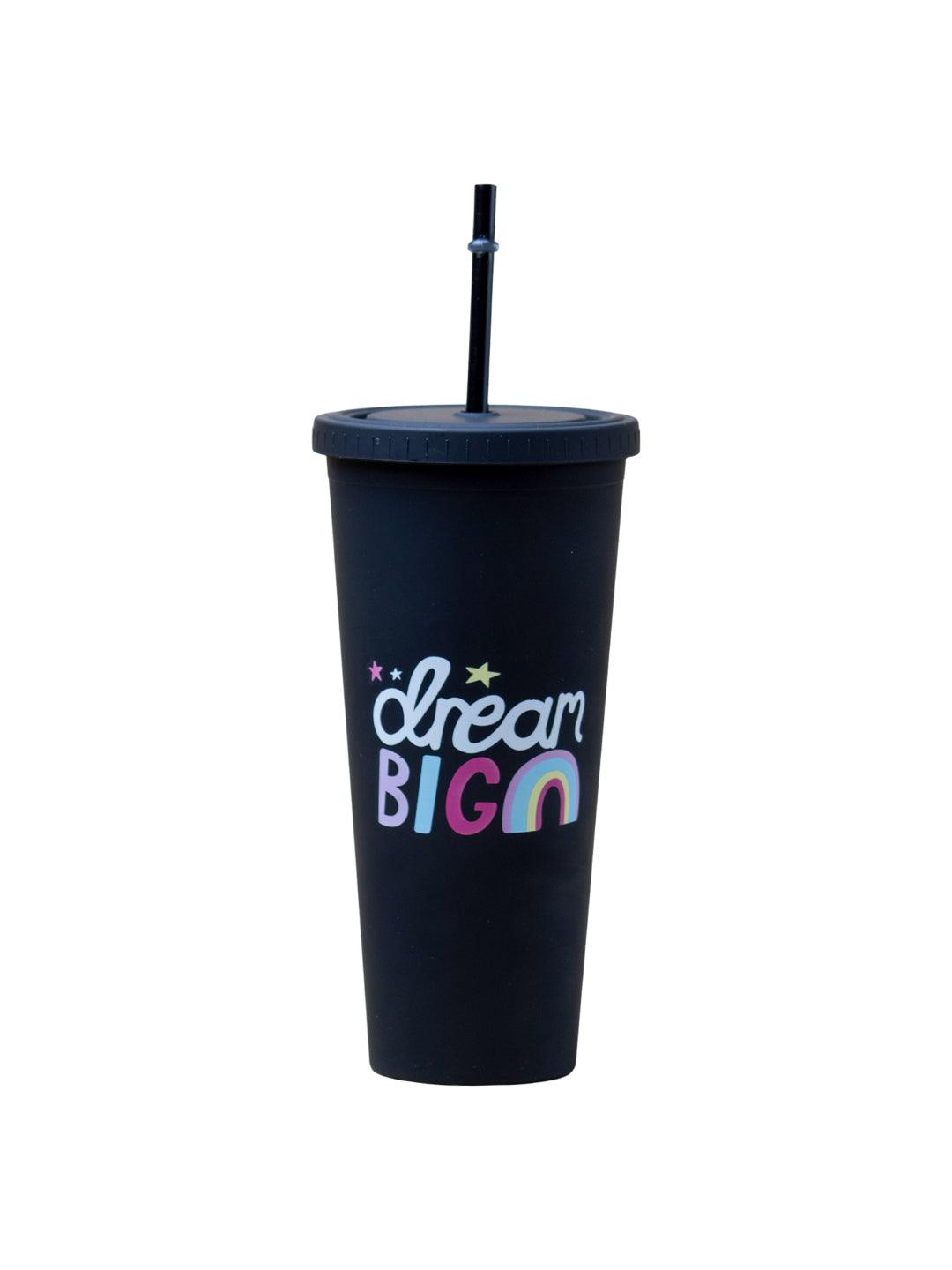 Sipper Tumbler Cup 650ml - Black - MARKET 99