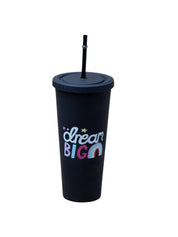 Sipper Tumbler Cup 650ml - Black - MARKET 99