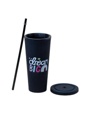 Sipper Tumbler Cup 650ml - Black - MARKET 99