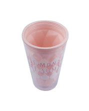 Sipper with Straw, Pink, Plastic, 450 mL - MARKET 99