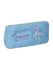 Sky Blue Pencil Pouch - Fur - MARKET 99