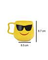 'Smileys Face With Sunglasses Emoji' Tea & Coffee Mug in Ceramic ( 530 mL, Microwave Safe) - MARKET 99